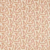 orange geometric linen fabric from Harlequin
