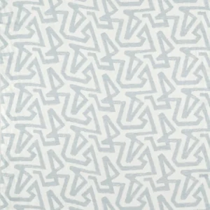 black-grey geometric linen fabric from Harlequin