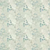 blue botanical embroideried fabric from Harlequin
