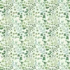 green botanical embroideried fabric from Harlequin