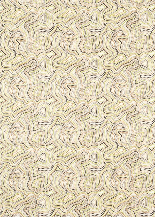 yellow spotted printed fabric from Harlequin