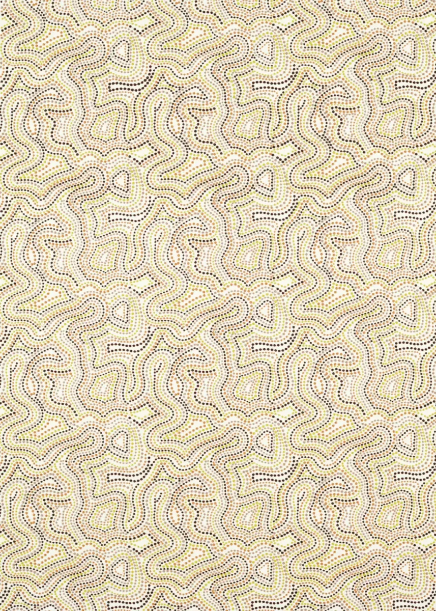 yellow spotted printed fabric from Harlequin