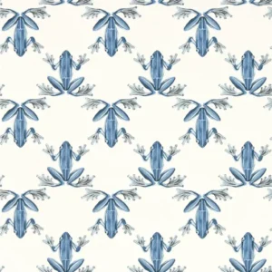 blue animal wallpaper from harlequin