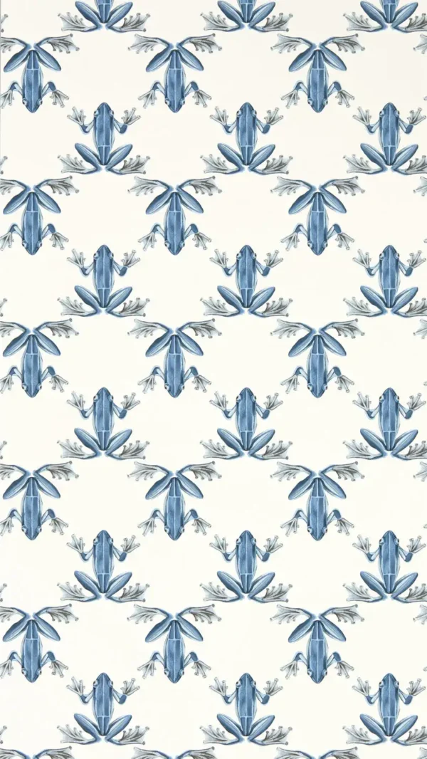 blue animal wallpaper from harlequin