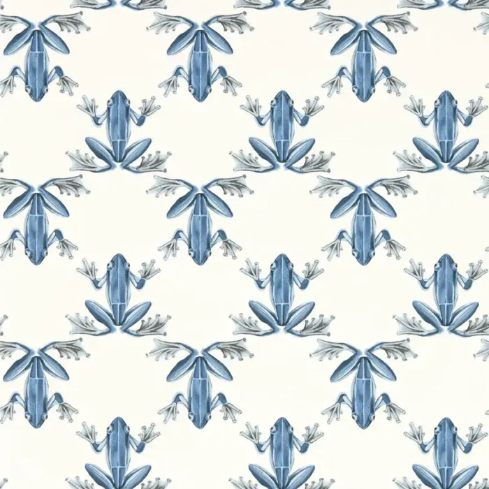 Wood Frog Wallpaper - Wild Water / Chalk swatch