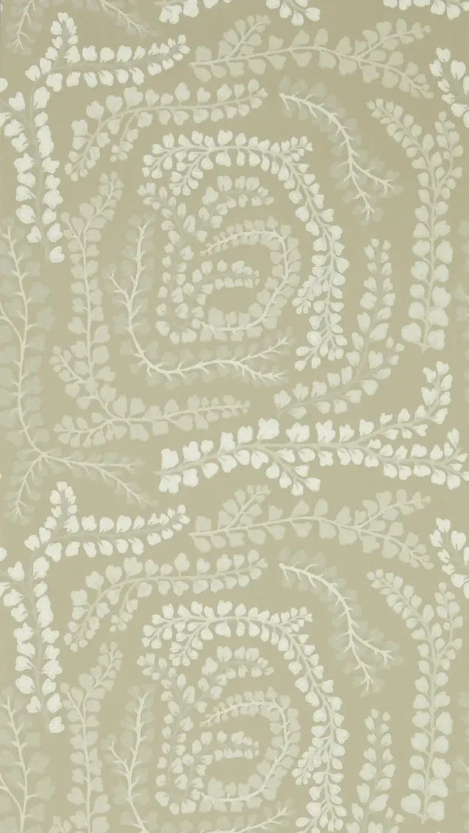 neutral botanical wallpaper from harlequin
