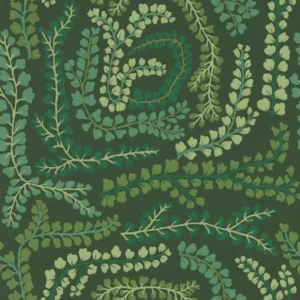 green botanical wallpaper from harlequin