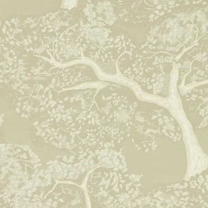 Eternal Oak Wallpaper - Incense / Pearl fabric swatch HC4W113022