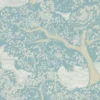 blue botanical wallpaper from harlequin