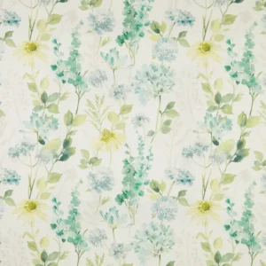 blue botanical printed fabric from iLiv