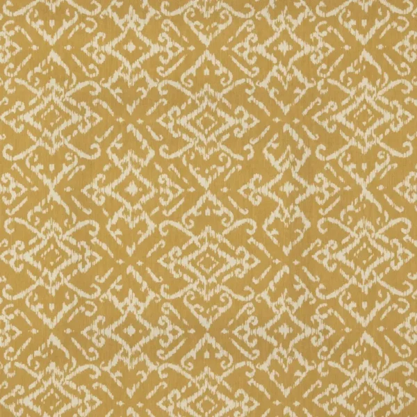 Lattice Fabric - Barley by yellow misc printed fabric from iLiv