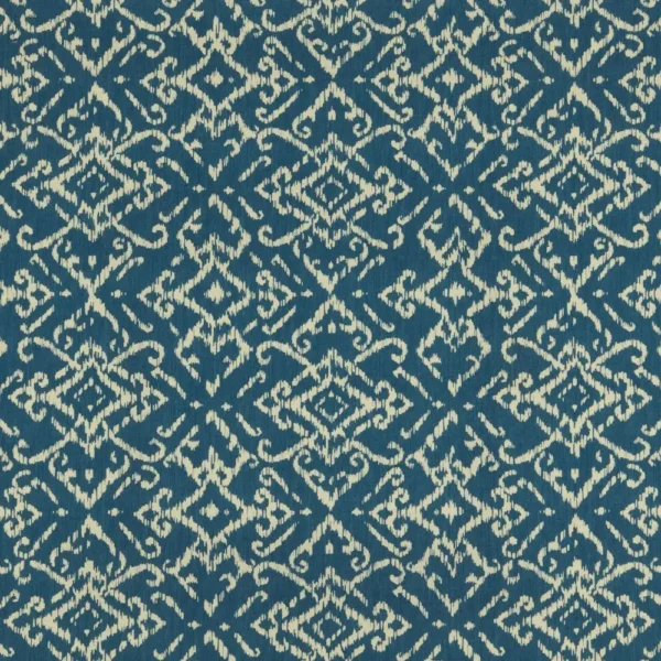 Lattice Fabric - Denim by blue misc printed fabric from iLiv