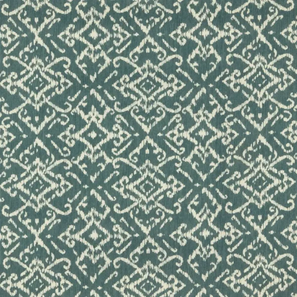 Lattice Fabric - Moonstone by blue misc printed fabric from iLiv