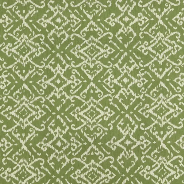 Lattice Fabric - Thyme by green misc printed fabric from iLiv