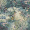 blue botanical printed fabric from iLiv