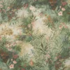 green botanical printed fabric from iLiv
