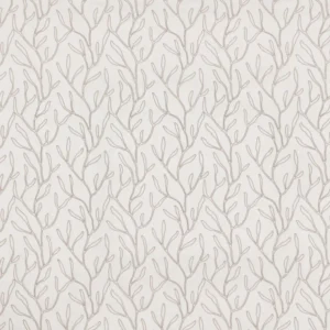 white botanical embroideried fabric from iLiv