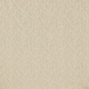 neutral botanical embroideried fabric from iLiv