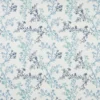 blue botanical embroideried fabric from iLiv