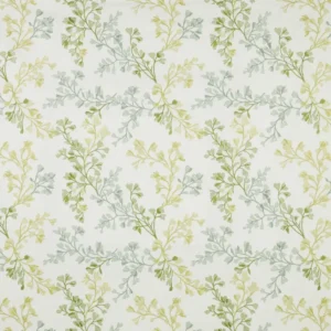 green botanical embroideried fabric from iLiv