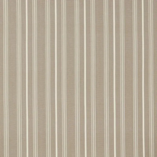 Breton Fabric - Cloud by green striped woven fabric from iLiv