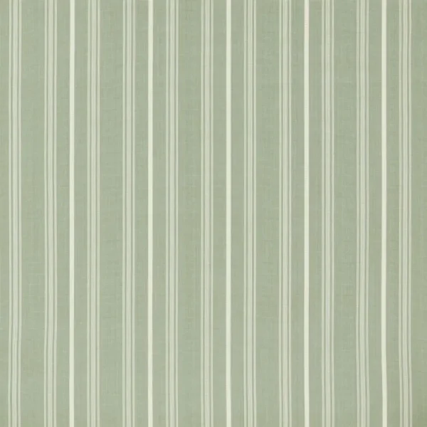 Breton Fabric - Mint by blue striped woven fabric from iLiv