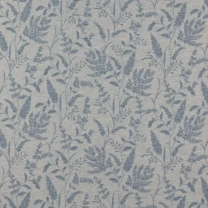blue botanical woven fabric from iLiv