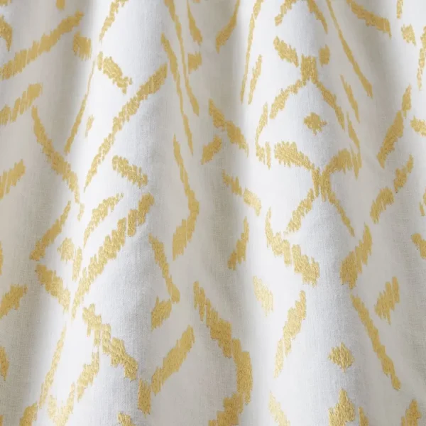 Parterre Fabric - Barley by yellow misc fabric with weave