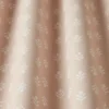 pink botanical fabric with weave
