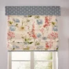 multicolour botanical blind with window