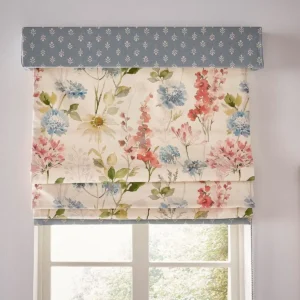 multicolour botanical blind with window