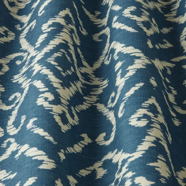 Lattice Fabric - Denim by blue misc fabric with weave