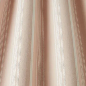 pink striped fabric with weave