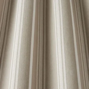 green striped fabric with weave
