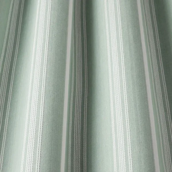 blue striped fabric with weave