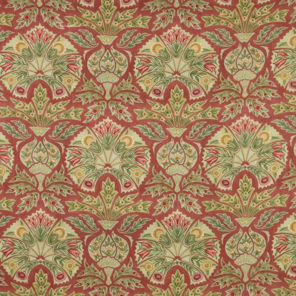 Murano Fabric - Dark Coral by green misc printed fabric from iLiv