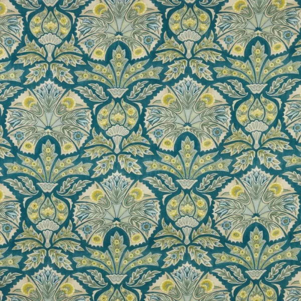 Murano Fabric - Teal by blue misc printed fabric from iLiv