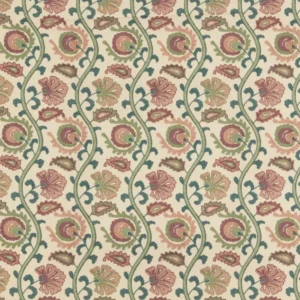 green botanical printed fabric from iLiv