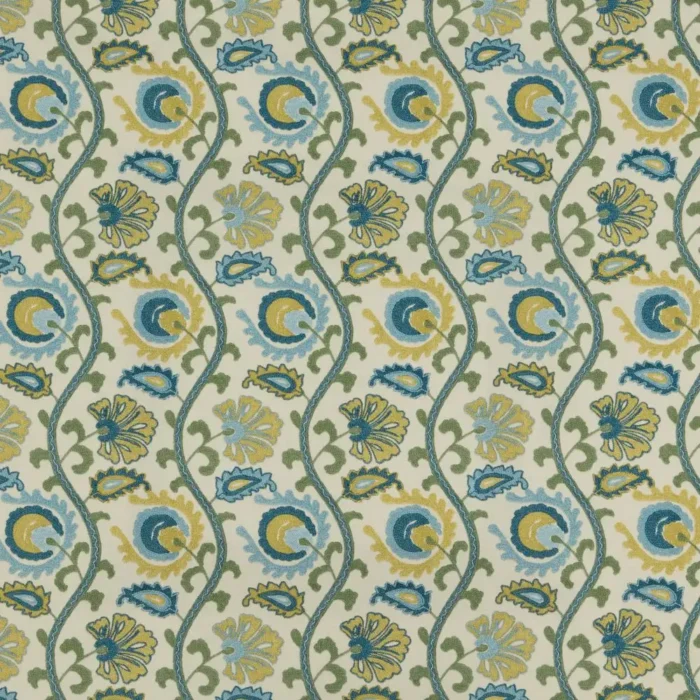 Fabien Fabric - Teal swatch