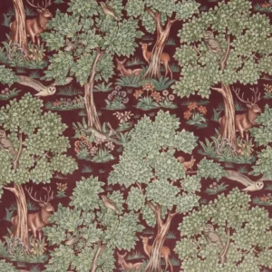brown botanical printed fabric from iLiv