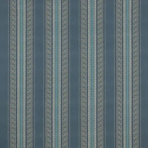 blue striped printed fabric from iLiv