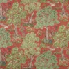 red botanical printed fabric from iLiv