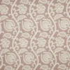 brown botanical embroideried fabric from iLiv