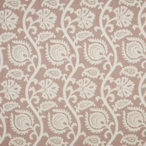 brown botanical embroideried fabric from iLiv