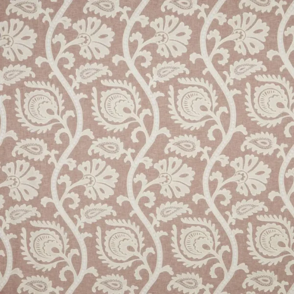 brown botanical embroideried fabric from iLiv