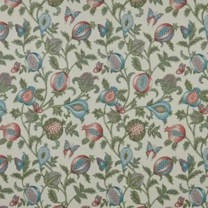 green botanical woven fabric from iLiv