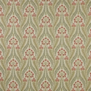 green botanical velvet-chenille fabric from iLiv
