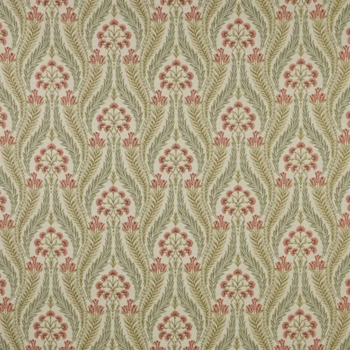 Verini Fabric - Dark Coral swatch
