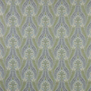 purple botanical velvet-chenille fabric from iLiv