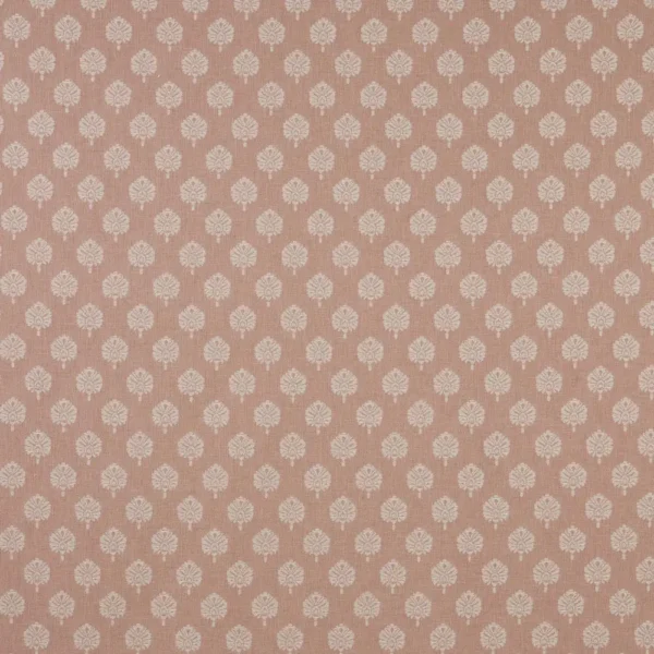 Segoa Fabric - Blush by pink botanical woven fabric from iLiv